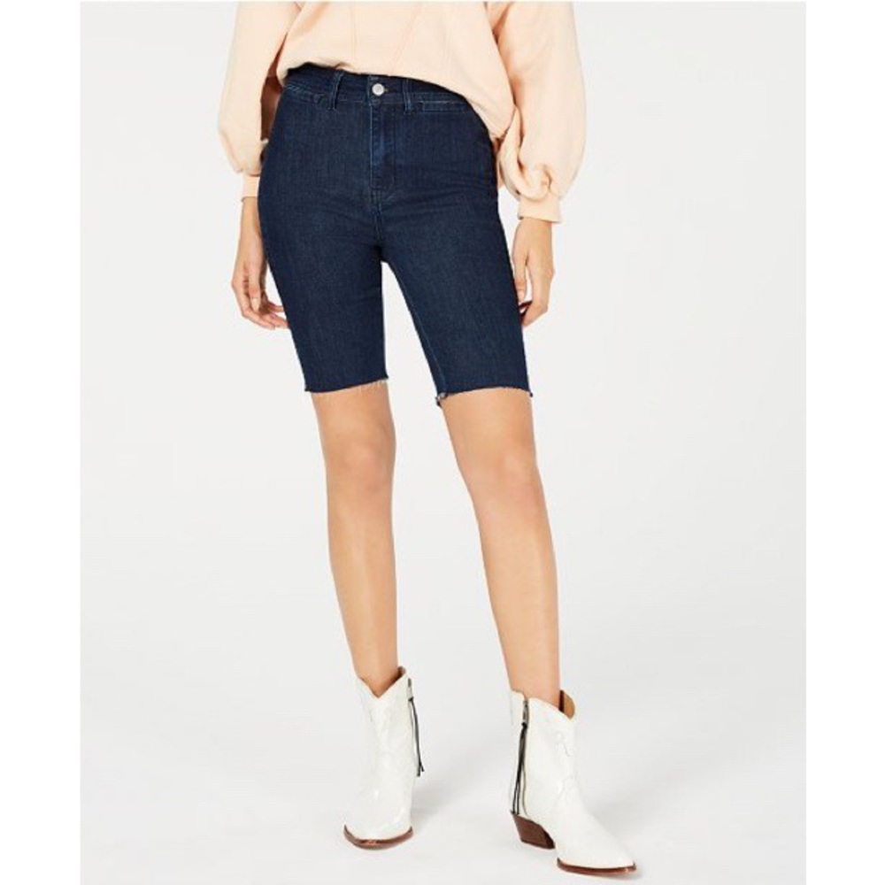 NEW Free People denim bike shorts NWOT